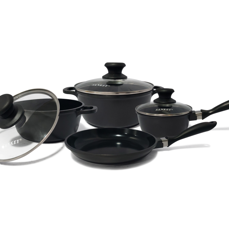 Ollas 7 piezas SANKEY con aluminio fundido a presión