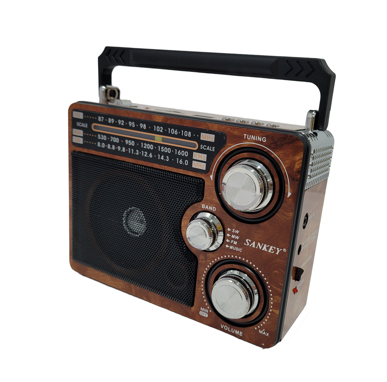 Sankey – Radio Portátil con Bluetooth y bateria recargable. – Sound 'N'  Music